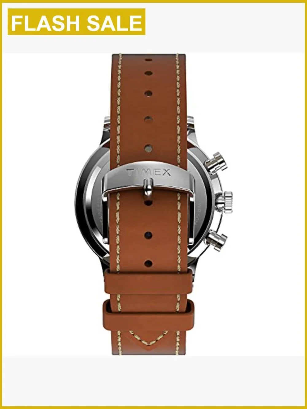Timex Waterbury Classic Chrono 40mm Mens Watch Leather Strap